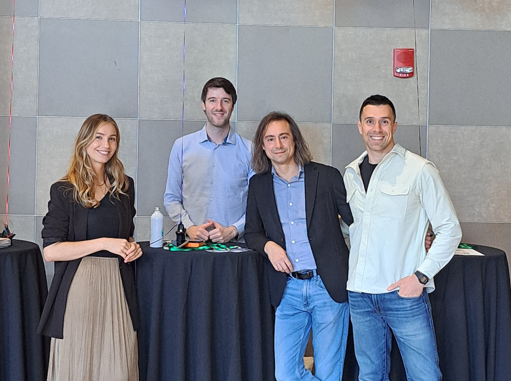 Tamara, Stefano, Issam and Mario (left to right)