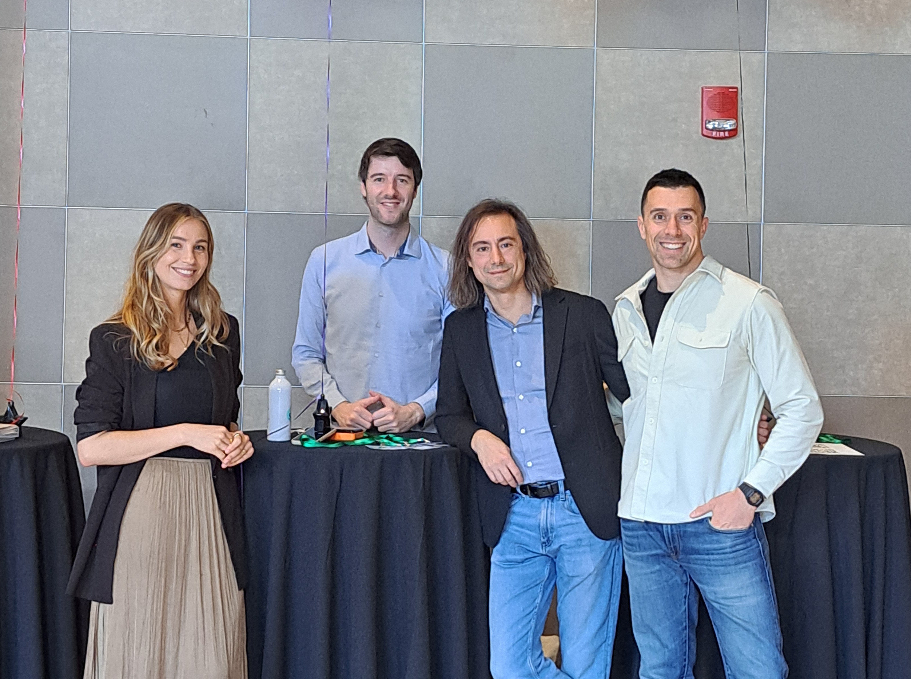 Tamara, Stefano, Issam and Mario (left to right)